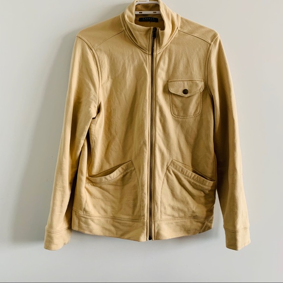 Ralph Lauren Beige Zip-Up Jacket - Picture 1 of 3